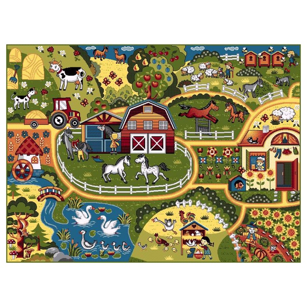 Dětský koberec KOLIBRI farma, 120x170 cm 1