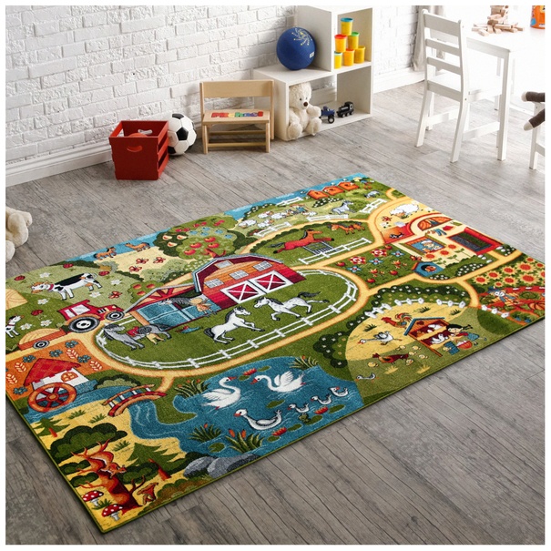 Dětský koberec KOLIBRI farma, 120x170 cm 2