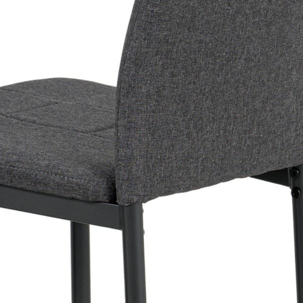 Jedálenská stolička LEILA sivá/antracit 7