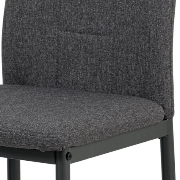 Jedálenská stolička LEILA sivá/antracit 9