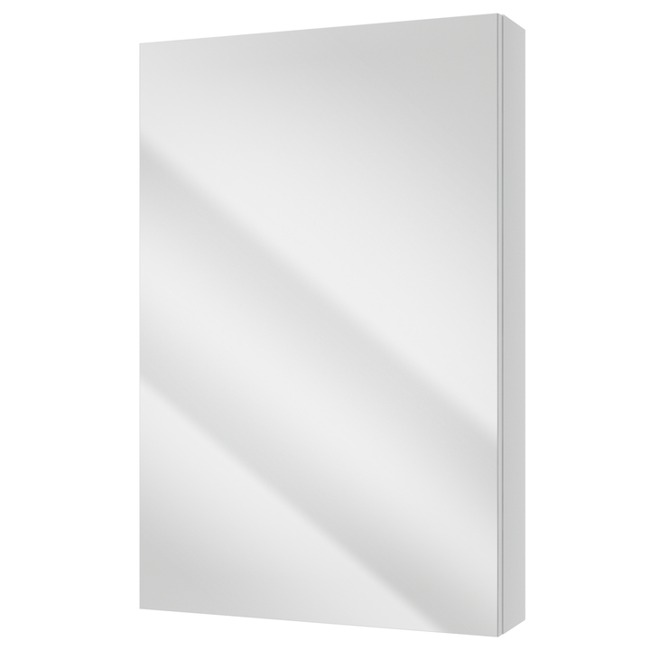 Sconto Zrkadlová skrinka LOSAGI 02 biela vysoký lesk