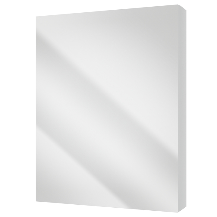 Sconto Zrkadlová skrinka LOSAGI 03 biela vysoký lesk