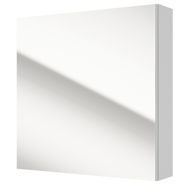 Sconto Zrkadlová skrinka LOSAGI 05 biela vysoký lesk
