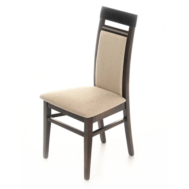 Jídelní židle MALLORCA FR13 ořech tmavý/béžová 1