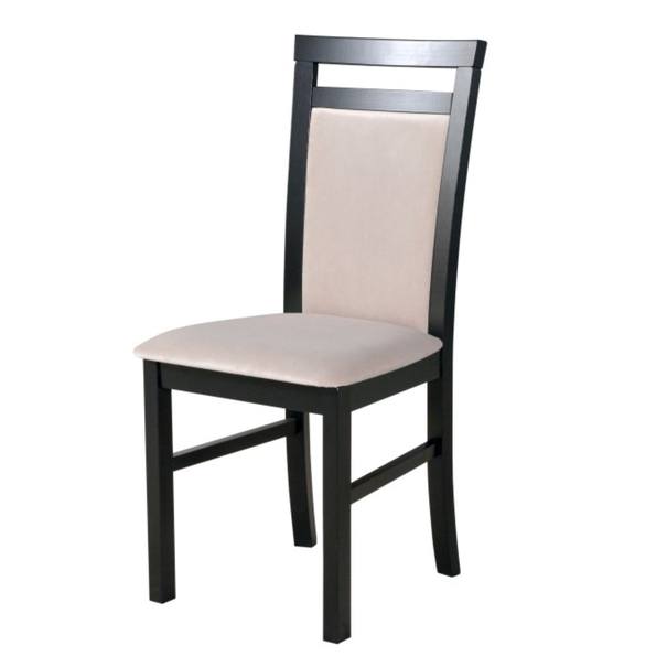 Jídelní židle MILAN 5 černá/béžová 1