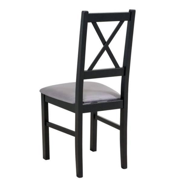 Jídelní židle NILA 10 černá/antracit 2