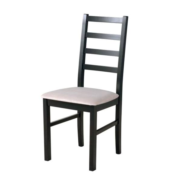 Jídelní židle NILA 8 černá/béžová 1