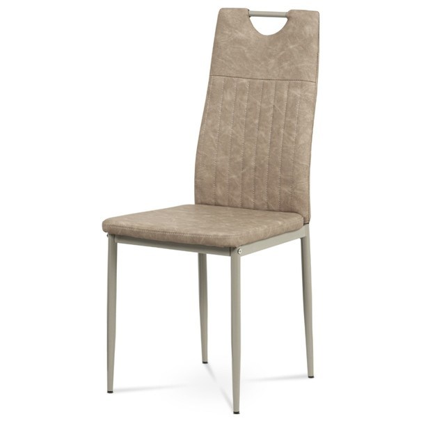 Jídelní židle OLINA hnědá/béžová 1