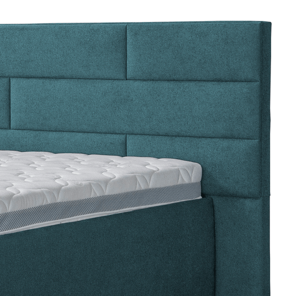 Nadrozmerná posteľ ONE4ALL tyrkysová, 280x220 cm 3