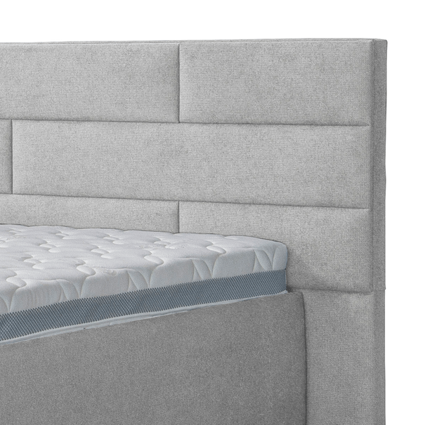 Nadrozměrná postel ONE4ALL světle šedá, 280x220 cm 3