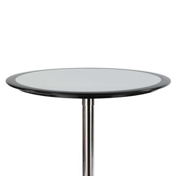 Barový stolek ONTARIO černo-stříbrná 3