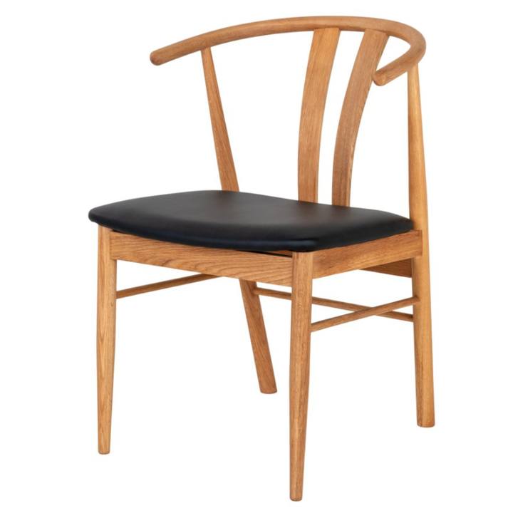 Jídelní židle ORTINORO dub/černá