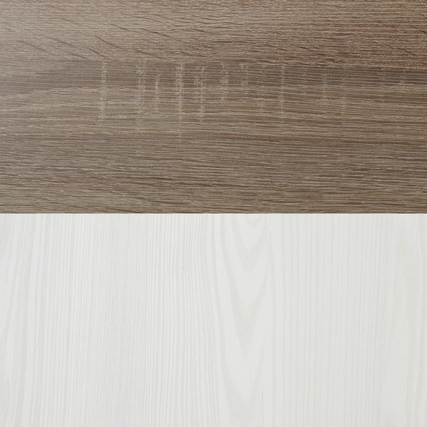 Posteľ s nočnými stolíkmi PARVATI pínia biela/dub truffel, 180x200 cm 12