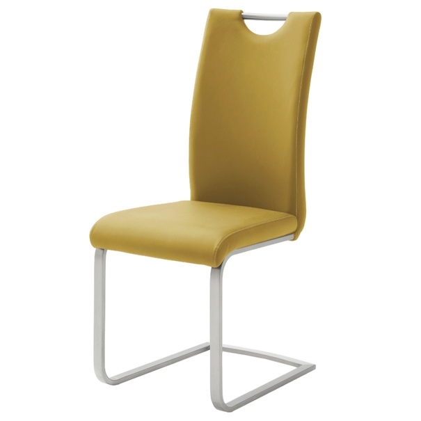 Jedálenská stolička PIPER žltá 1