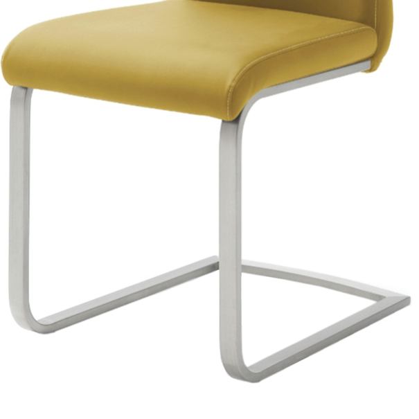 Jedálenská stolička PIPER žltá 3