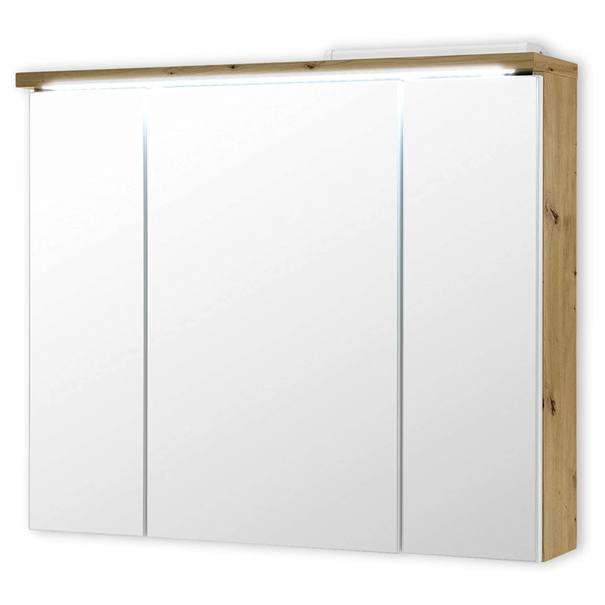 Zrcadlová skříňka POOL dub artisan, 80 cm 1