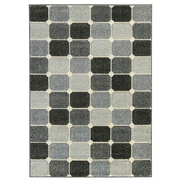 Koberec PORTLAND NEW 10 černá, 67x120 cm 1