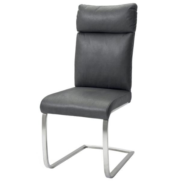 Jedálenská stolička RILEY sivá 1