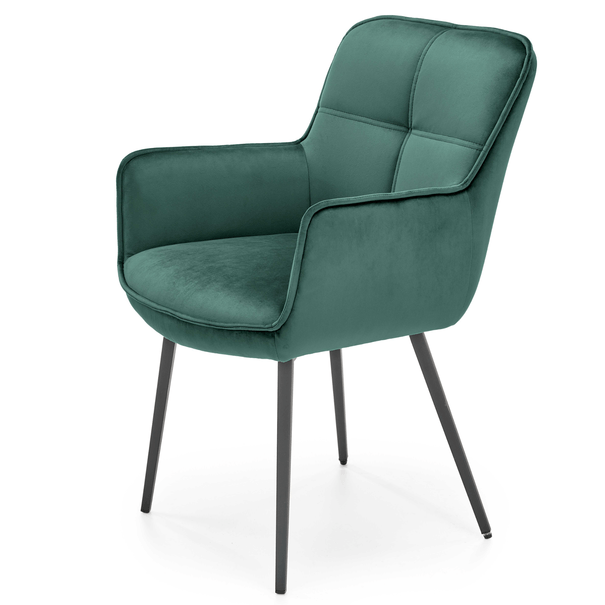 Jídelní židle SCK-463 tmavě zelená 1