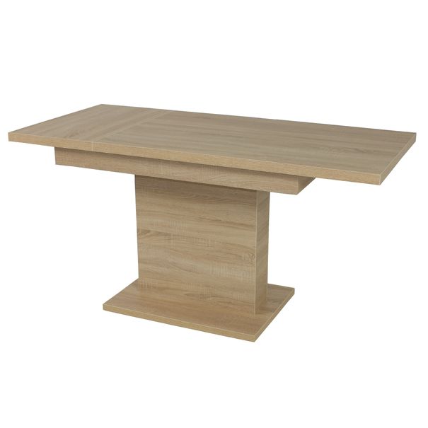 Jedálenský stôl SHIDA 2 dub sonoma, šírka 120 cm, rozkladací 2