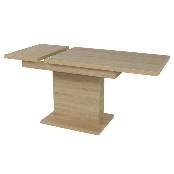 Jedálenský stôl SHIDA 2 dub sonoma, šírka 120 cm, rozkladací 5
