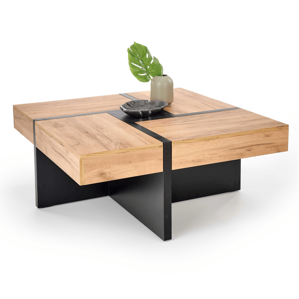 Konferenční stolek SIVAKO dub craft/černá 2