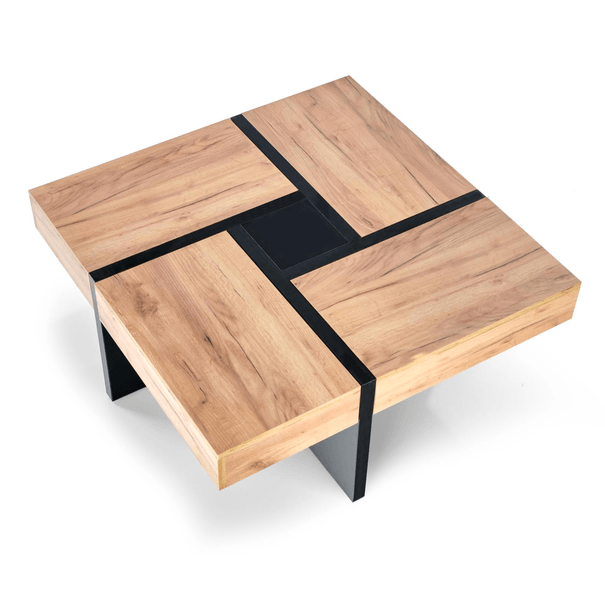 Konferenční stolek SIVAKO dub craft/černá 3