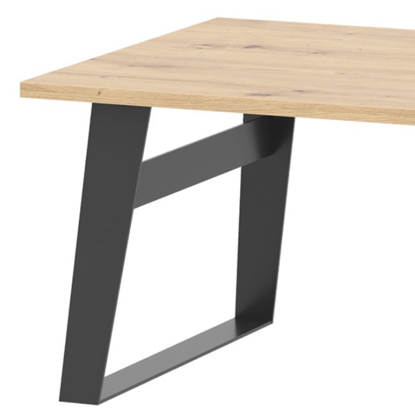 Konferenční stolek SOFT LT15 dub artisan/černá 4