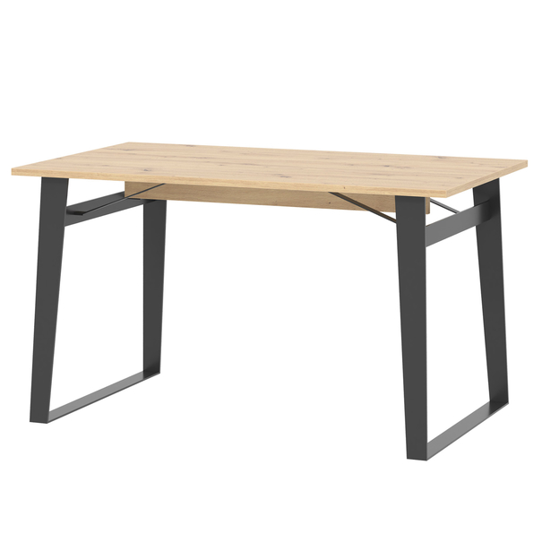 Jedálenský stôl SOFT LT16 dub artisan/čierna 1
