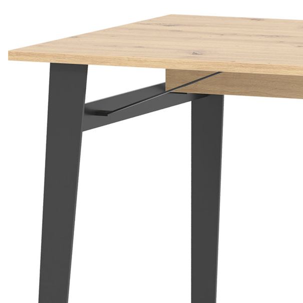 Jedálenský stôl SOFT LT16 dub artisan/čierna 4