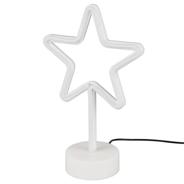 Stolní LED lampa STAR bílá 1
