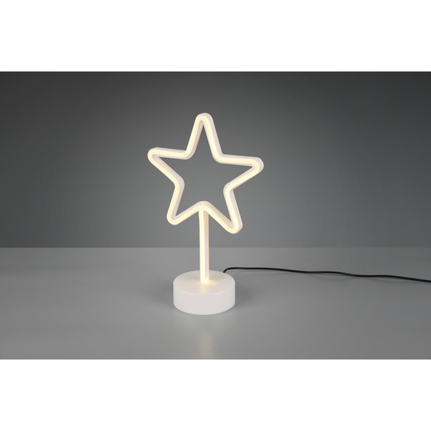 Stolní LED lampa STAR bílá 2