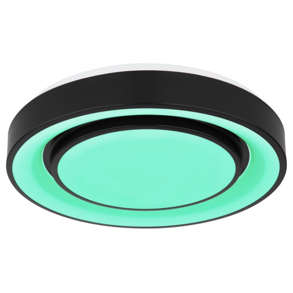 Stropní LED RGB svítidlo SULLY černá/opál 11