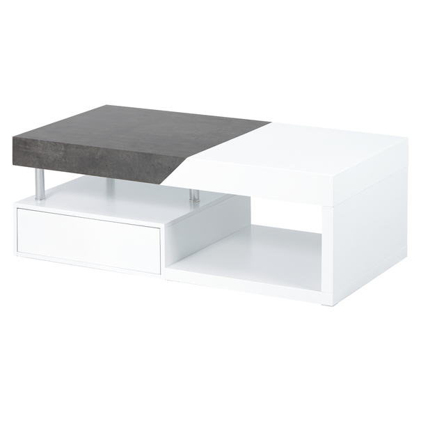 Konferenční stolek TARAGONA bílá/šedá 1