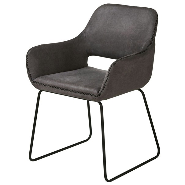 Jedálenská stolička TILL sivá 1
