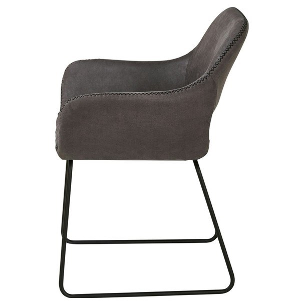 Jedálenská stolička TILL sivá 4