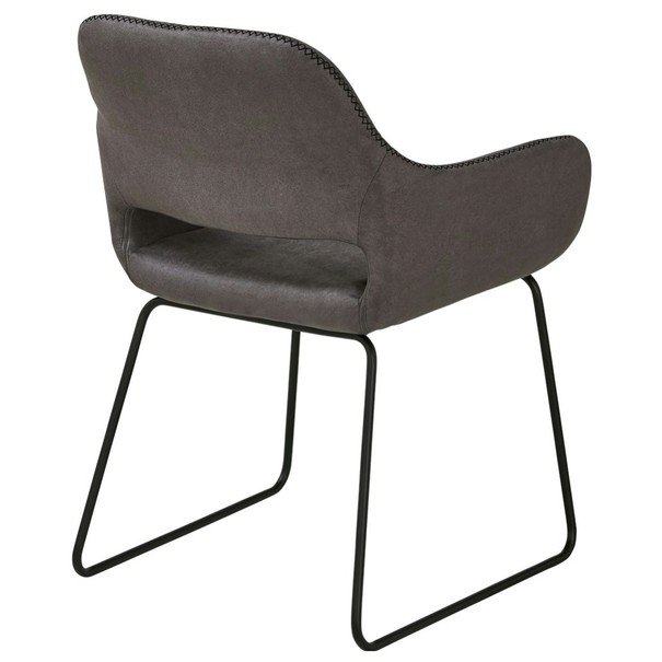 Jedálenská stolička TILL sivá 5