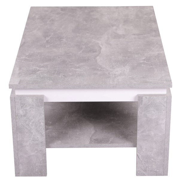Konferenční stolek TIM II beton/bílá 3