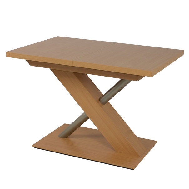 Jedálenský stôl UTENDI 1 buk, šírka 110 cm, rozkladací 1