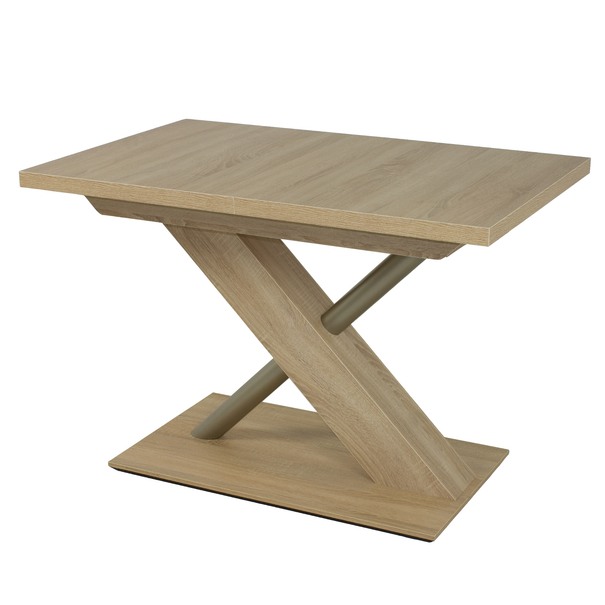 Jedálenský stôl UTENDI 1 dub sonoma, šírka 110 cm, rozkladací 1