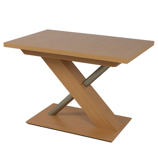 Jedálenský stôl UTENDI 1 buk, šírka 120 cm, rozkladací 1