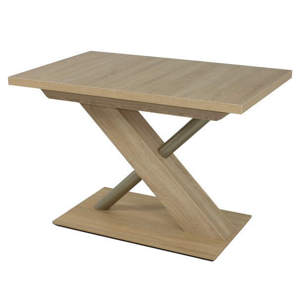Jedálenský stôl UTENDI 1 dub sonoma, šírka 130 cm, rozkladací 1