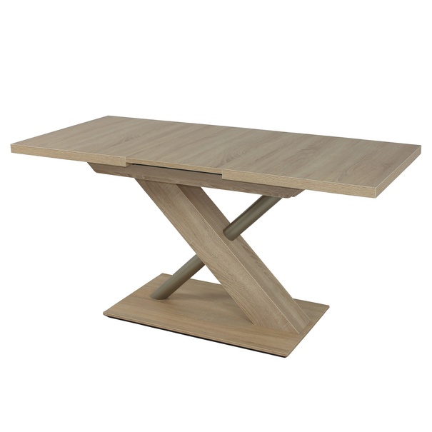Jedálenský stôl UTENDI 1 dub sonoma, šírka 110 cm, rozkladací 2