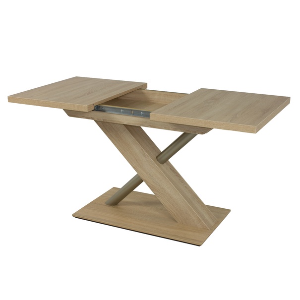Jedálenský stôl UTENDI 1 dub sonoma, šírka 110 cm, rozkladací 4