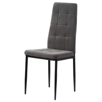 Jedálenská stolička  ADELE I čierna/sivá 1