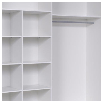 Šatní skříň ALANA bílá, šířka 155 cm 4
