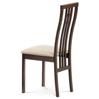 Jídelní židle AMANDA ořech/béžová 3