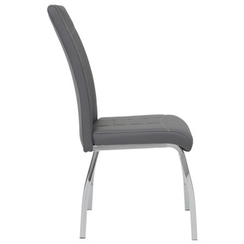 Jedálenská stolička ANDREA S sivá 4