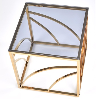 Přístavný stolek ARTEMIS zlatá 3