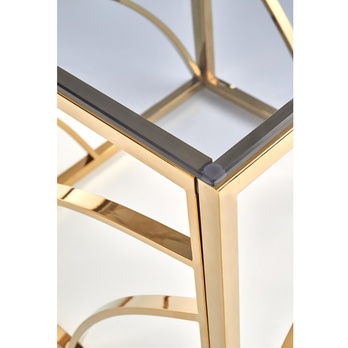 Přístavný stolek ARTEMIS zlatá 4